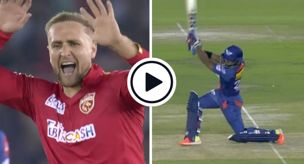 Watch: Double Pull-Out, Six, Out – Liam Livingstone Snares Ayush Badoni After Cat-And-Mouse Exchange In Chaotic 19-Run Over