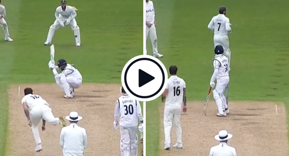 Watch: Hassan Ali Tries To Leave, Picks Up Runs With Bizarre Periscope Shot Deflection In The County Championship