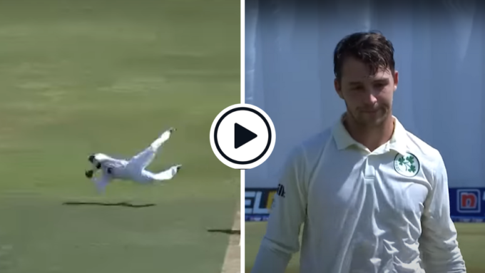 Watch: 'He flies' - Dhananjaya de Silva takes stunning diving slip catch in Sri Lanka-Ireland Test