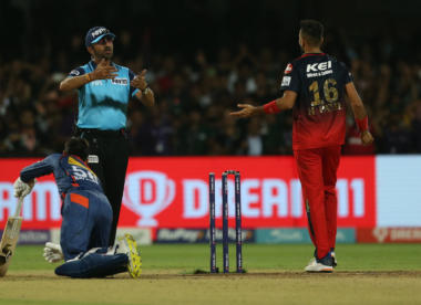 Why did the umpires not review Harshal Patel's second pre-delivery run-out attempt? It is not clear