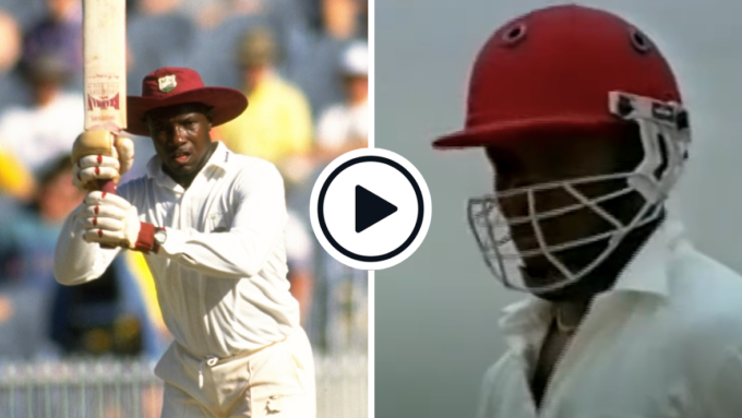Watch: Richie Richardson ditches the hat, wears a helmet to unofficially signal West Indies' decline