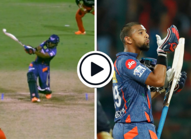 Watch: Nicholas Pooran pulls, flicks and slog-sweeps, smashes 15-ball fifty in incredible LSG turnaround