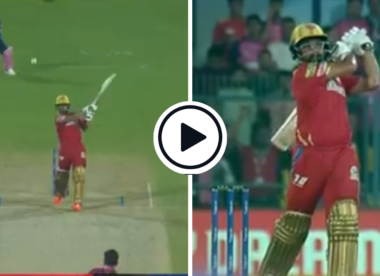 Watch: Unproven Punjab Kings opener launches Trent Boult baseball-style over sightscreen for six in spectacular maiden fifty