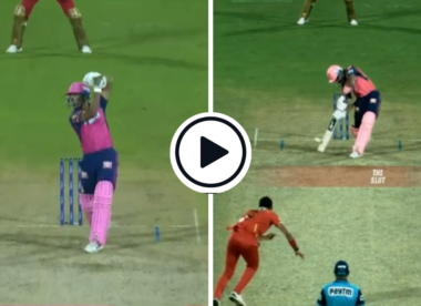 Watch: ‘Virat Kohli, eat your heart out’ – IPL debutant Dhruv Jurel audaciously hits Arshdeep Singh for six over cover