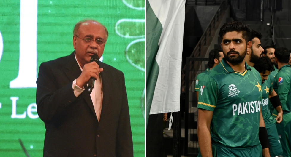 Babar Azam and Najam Sethi – speculation has been on about Babar's future as captain