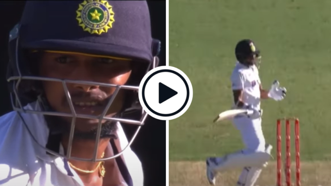 Watch: Rank tail-ender T Natarajan somehow survives full 90mph Starc over, breaks record streak of noughts with 1* on Test debut