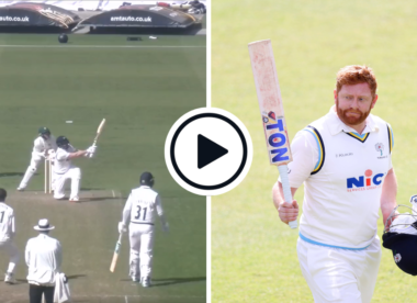 Watch: Jonny Bairstow smashes ball to all parts in rapid century near-miss on Yorkshire Second XI return to action