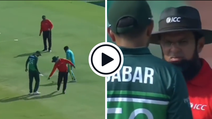 Watch: Pakistan-New Zealand ODI bizarrely delayed after umpires realise 30-yard circle is in wrong position