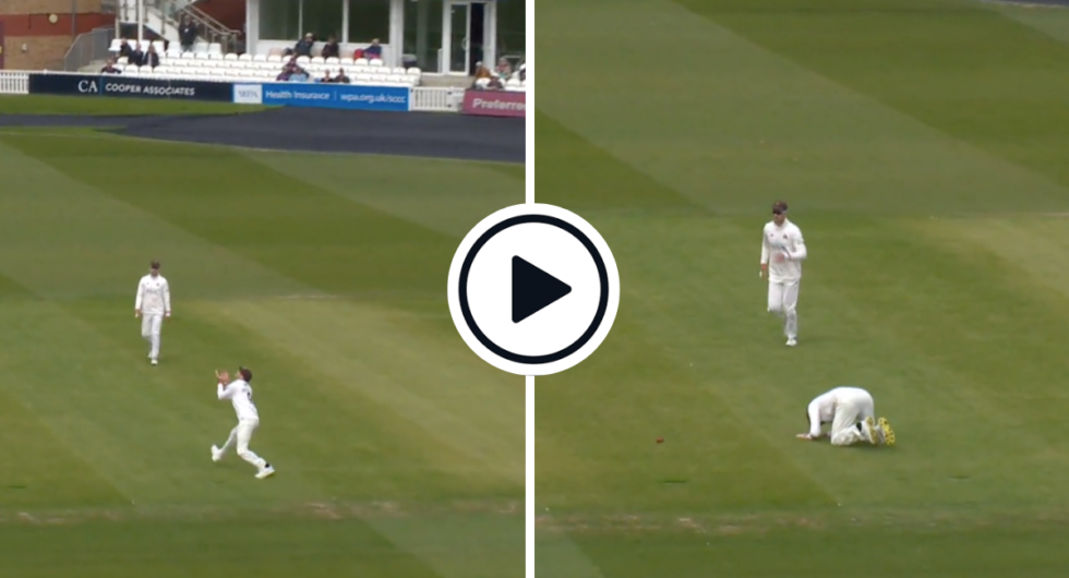 James Anderson dropped an absolute sitter at square leg in the County Championship
