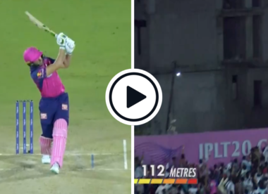 Watch: Jos Buttler wallops baseball-style 112-metre six, second biggest in IPL 2023 so far
