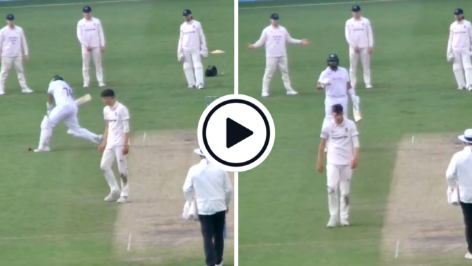 Watch: Azhar Ali smashes pea roller to the boundary, umpire rules dead ball and no ball due to recent law change