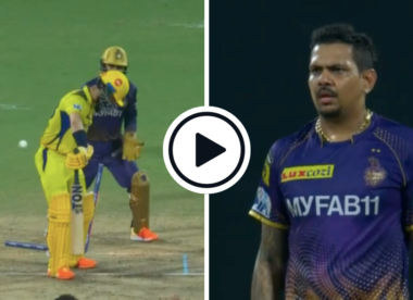 Watch: 'Absolute peach' – Sunil Narine cleans up Moeen Ali with skiddy carrom ball in return-to-form spell against CSK