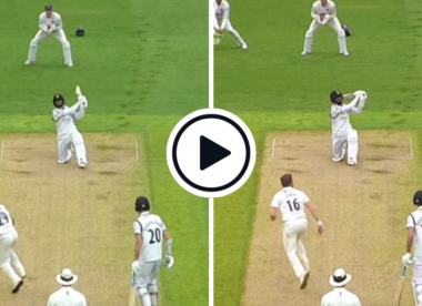 Watch: Hassan Ali slog-sweeps fast bowler for spectacular six in rapid, game-changing County Championship half-century