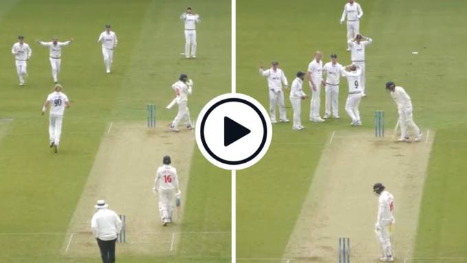 Watch: Bairstow celebrates catch, Labuschagne tucks bat under arm and walks away before 'not out' decision in County Championship
