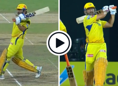Watch: MS Dhoni smashes 18 runs in four balls in yet another explosive finishing cameo from No.8