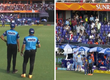 Sunil Gavaskar criticises Hyderabad Cricket Association for inadequate dugout protection after crowd trouble delays IPL clash