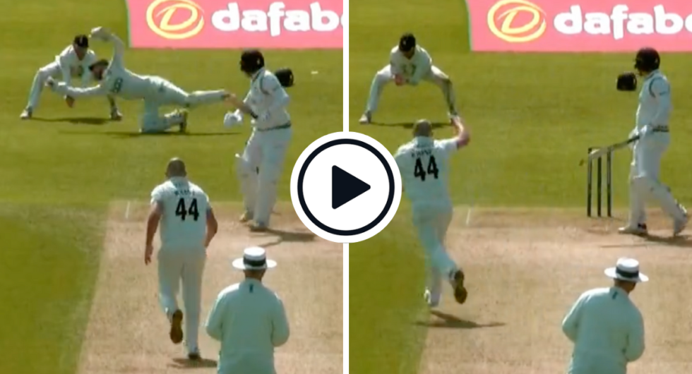 Watch: Jonny Bairstow Falls To Astonishing Wicketkeeper Catch Diving Past First Slip In County Championship