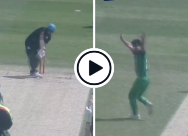 Watch: Naseem Shah unleashes fiery, toe-crushing yorker in first-over T20 Blast scalp of Michael Bracewell