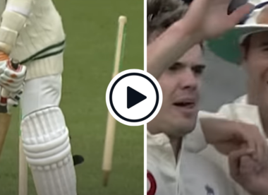 Watch: 20-year-old James Anderson takes five-wicket haul on Test debut at Lord’s