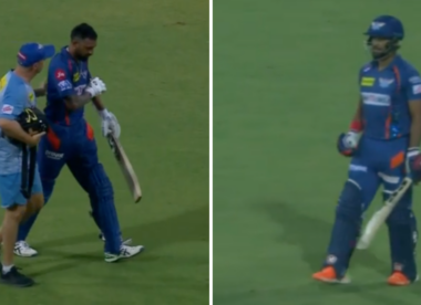 'Retired out?' – Krunal Pandya retires hurt with cramps in possible tactical swap with Nicholas Pooran