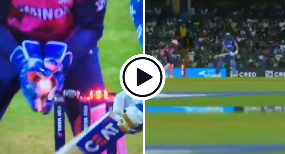 Was Rohit Sharma bowled? Or did the ball touch Sanju Samson’s gloves?