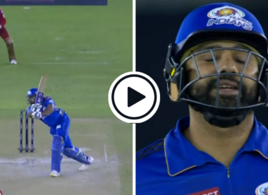 Watch: Rohit Sharma falls for three-ball duck in big chase, IPL batting average falls below 30