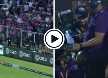 Watch: Rashid Khan leaps over fence, rushes to check on cameraman injured by Trent Boult six