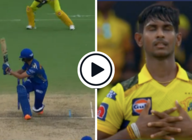 Watch: Matheesha Pathirana channels his inner Malinga, delivers inch-perfect, middle-stump rattling yorker