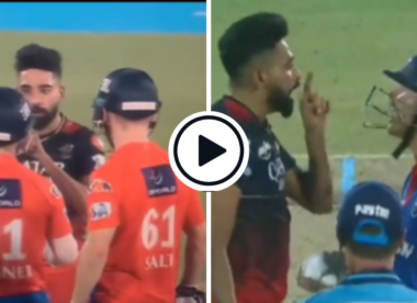 Watch: Mohammad Siraj exchanges volley of words with Phil Salt, angrily gestures at David Warner after being hit for 6, 6, 4