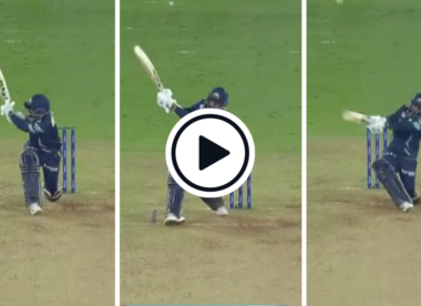 Watch: Rahul Tewatia smashes 92mph Anrich Nortje for three consecutive sixes to briefly revive dead chase