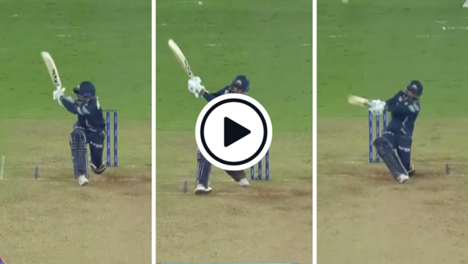 Watch: Rahul Tewatia smashes 92mph Anrich Nortje for three consecutive sixes to briefly revive dead chase