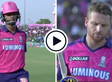 Watch: Buttler, Jaiswal fall for twin ducks a RR lose five wickets in powerplay, succumb to 59 all out