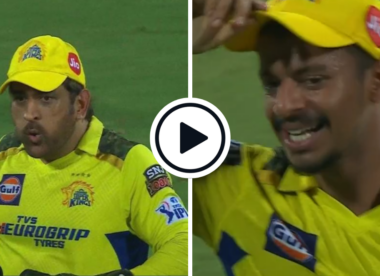 Watch: MS Dhoni helps calm uncapped CSK substitute after misfield, same fielder delivers clutch run out moments later