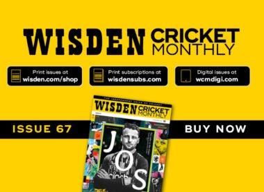 Wisden Cricket Monthly issue 67 – Isa Guha interviews Jos Buttler