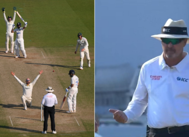Did Nathan Lyon receive a DRS clue from the umpire before the timer had run out?