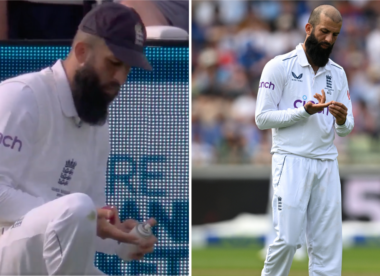 Moeen Ali fined but avoids ball-tampering charge after spraying drying cream on hands