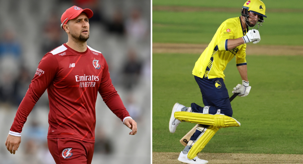 England's Liam Livingstone and James Vince have been in T20 Blast action.