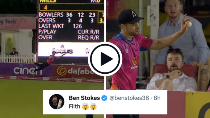 Watch: On T20 debut, Sussex quick plucks 'one of the greatest catches ever' with gravity-defying, one-handed boundary stunner