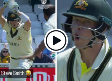Watch: Steve Smith pulls out extravagant post-leave reaction, Matthew Hayden laughs in commentary box
