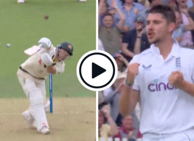 Watch: Josh Tongue cuts David Warner in half to smash middle stump to cap off brutal four-ball working-over