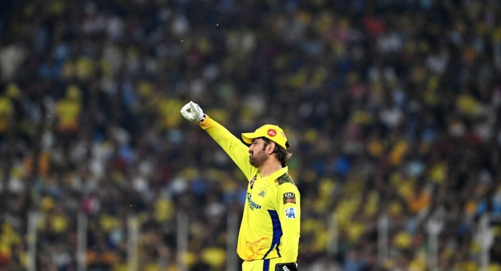 MS Dhoni during the 2023 IPL final