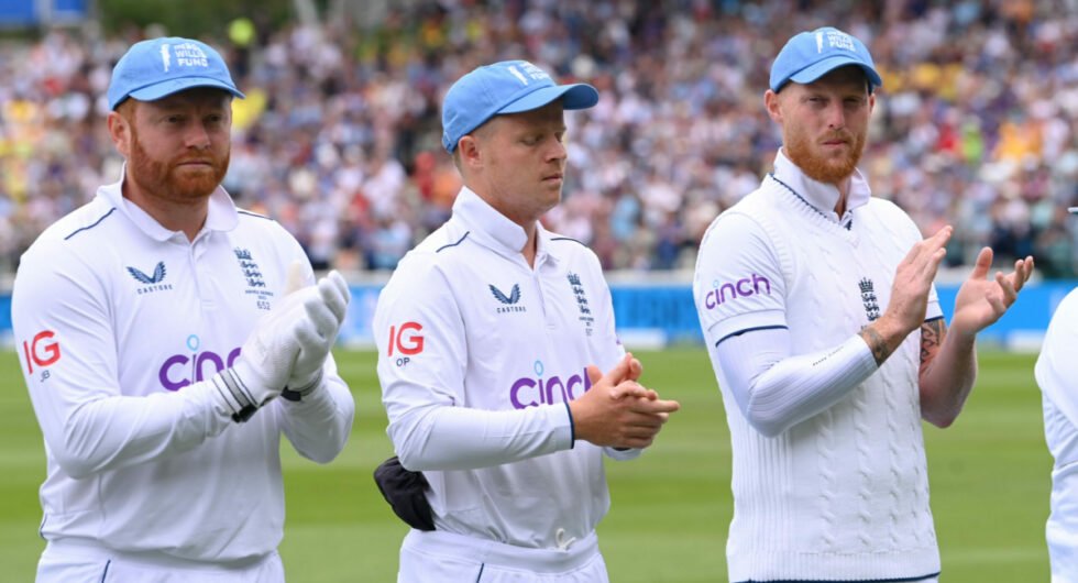 Ashes 2023: England and Australia players wore blue caps ahead of the second day's play