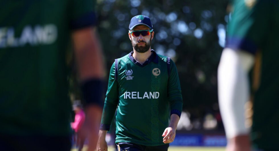 Ireland captain Andrew Balbirnie during their World Cup Qualifier defeat to Sri Lanka