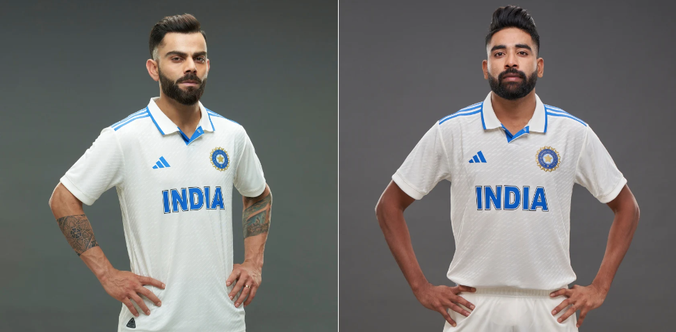 India Test jersey by Adidas