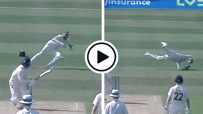 Watch: Ben Foakes takes stunning legside catch in first County Championship game since England axing