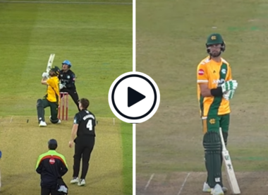 Watch: Shaheen 'Boom Boom' Afridi slog sweeps four sixes off one over in fierce, in-vain T20 Blast cameo