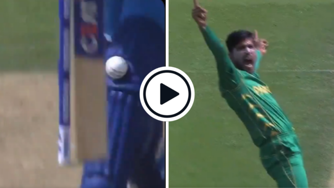 Watch: Mohammad Amir takes out famed India top-three in match-winning new-ball Champions Trophy Final burst