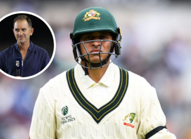 Justin Langer suggests ‘long-sleeve sweater’ was to blame for Usman Khawaja’s World Test Championship final failure