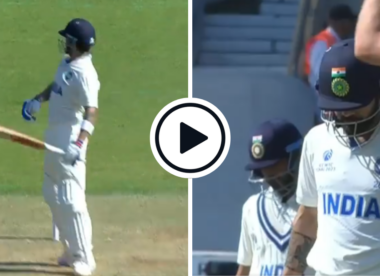 Watch: Mitchell Starc snorter bounces dramatically to smash Virat Kohli's glove as India slide further