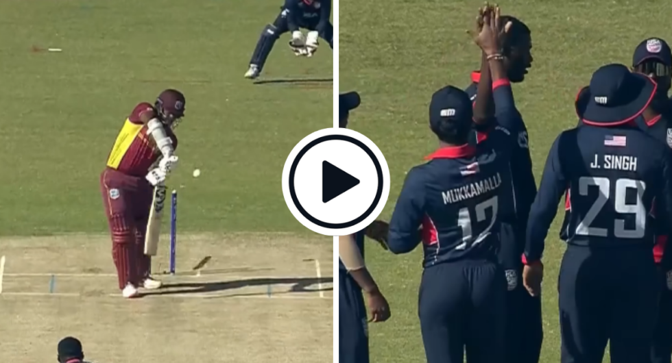 Kyle Mayers' middle stump gets uprooted by Kyle Phillips in World Cup Qualifiers | WI vs USA